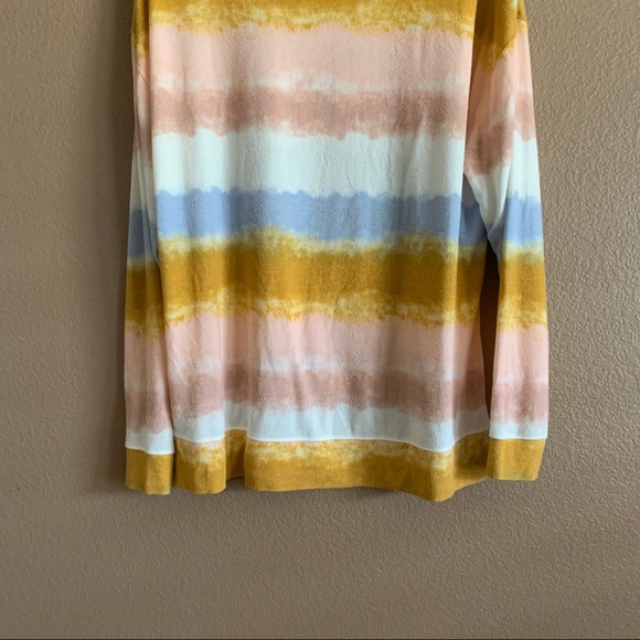 BP Lightweight Tie Dye Striped Sweater Size Large - Picture 8 of 8